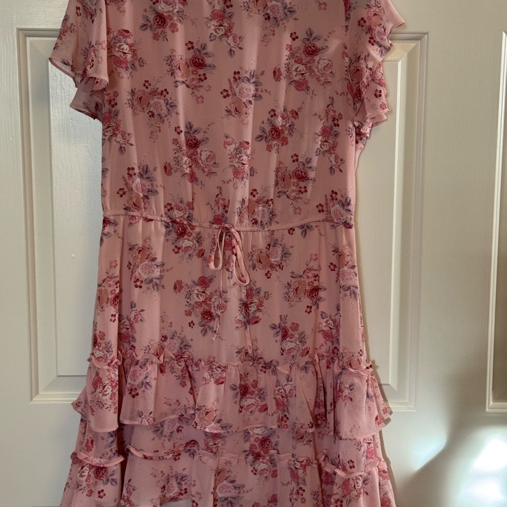 City Studio Blush and Ivory Dress